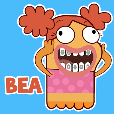 How to draw Bea from Disney's Fish Hooks with easy step by step drawing tutorial