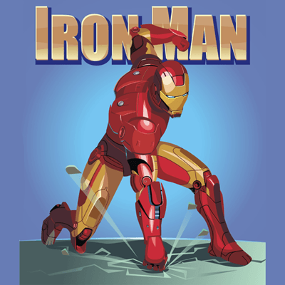 How to draw Iron Man with easy step by step drawing