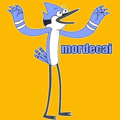 How to draw the Mordecai from Regular Show with easy step by step drawing tutorial