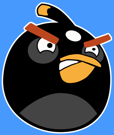 How to Draw Black Angry Bird with Easy Step by Step Drawing Tutorial