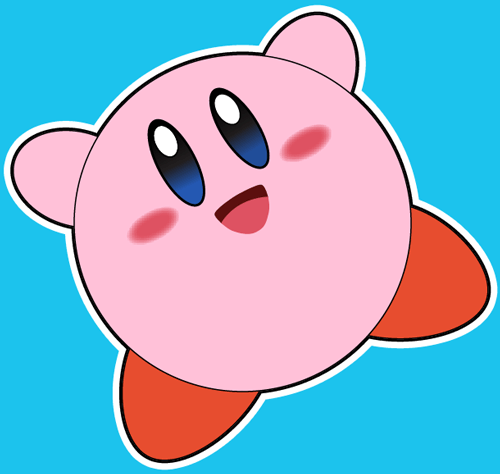 How to draw Nintendo's Kirby with easy step by step drawing tutorial