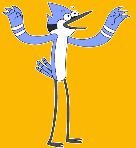How to draw the Mordecai from Regular Show with easy step by step drawing t...