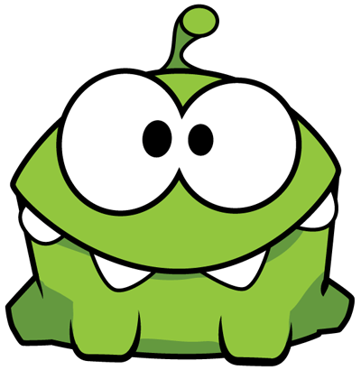 How To Draw Om Nom From Game Cut The Rope With Easy Step By Step Drawing Lesson How To Draw Step By Step Drawing Tutorials