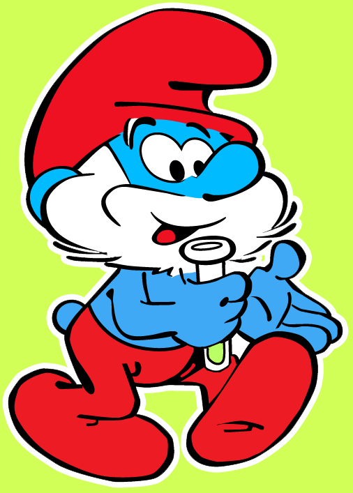 How to draw Papa Smurf from The Smurfs with easy step by step drawing tutor...