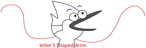 Step 6 : Drawing Mordecai from Regular Show Easy Steps Lesson