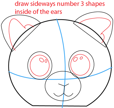 Step 4 : Drawing Cartoon Guinea Pigs in Easy Steps Lesson