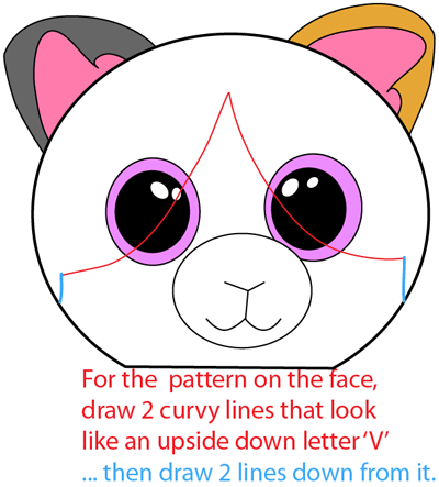 Step 5 : Drawing Cartoon Guinea Pigs in Easy Steps Lesson