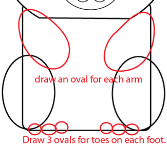 Step 7 : Drawing Cartoon Guinea Pigs in Easy Steps Lesson