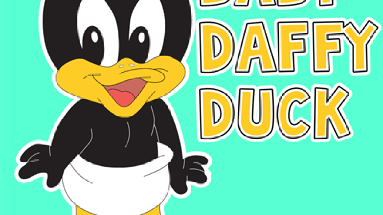 How to Draw Baby Daffy Duck from TinyToons Adventures with Easy Step by  Step Drawing Tutorial - How to Draw Step by Step Drawing Tutorials