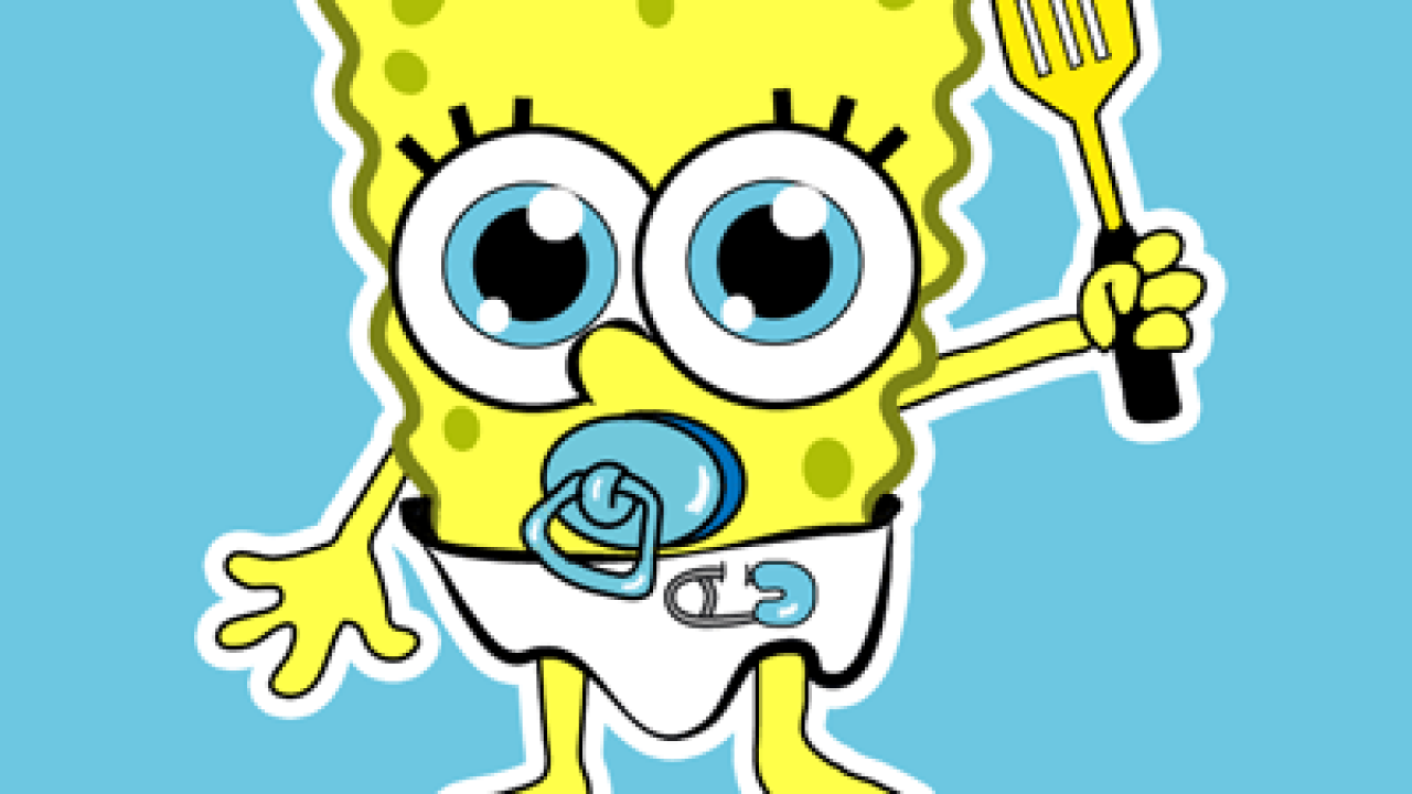 How To Draw Baby Spongebob Squarepants From Spongebob Squarepants