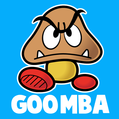 How to draw Goomba from Nintendo's Super Mario Bros. with easy step by step drawing tutorial