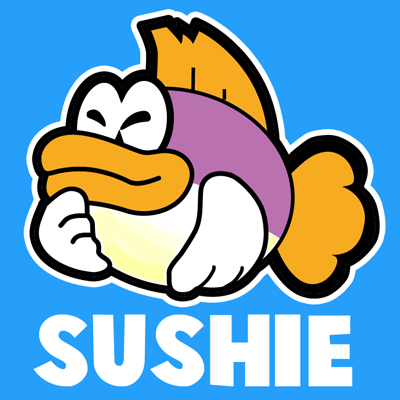 How to draw Sushie Fish from Nintendo's Super Paper Mario with easy step by step drawing tutorial