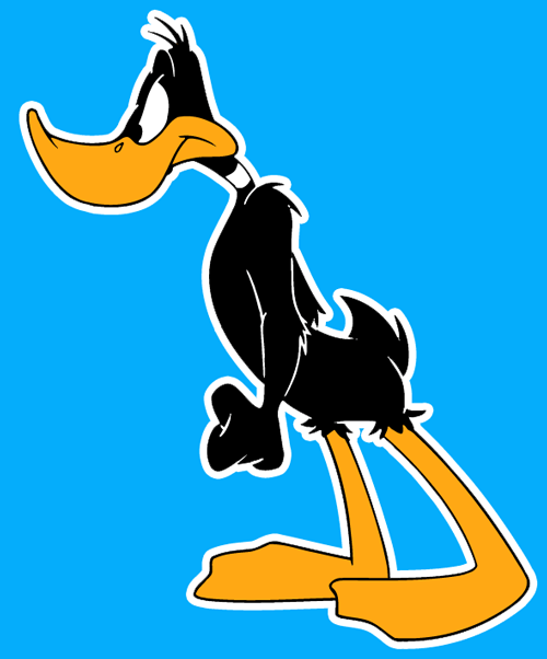 How to draw Daffy Duck from Looney Tunes with easy step by step drawing tutorial