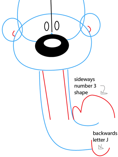 Step 5 : Drawing Odie from The Garfield Show Easy Steps Lesson