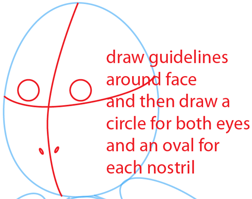 Step 5 : Drawing D.W. from PBS's Arthur Easy Steps Lesson