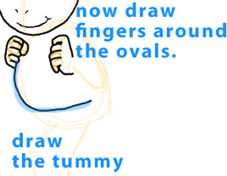 Step 7 : Drawing Arthur from PBS's Arthur Easy Steps Lesson