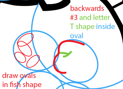Step 7 : Drawing Koopa Troopa from Nintendo's Super Mario Bros. Easy Steps Lesson