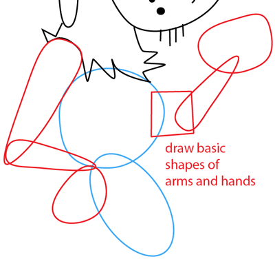 Step 8 : Drawing Dukey from Johnny Test Easy Steps Lesson Step 8 : Drawing Dukey from Johnny Test Easy Steps Lesson