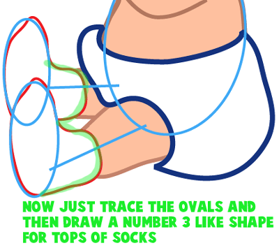Step 10 : Drawing Baby Phineas from Phineas and Ferb Easy Steps Lesson