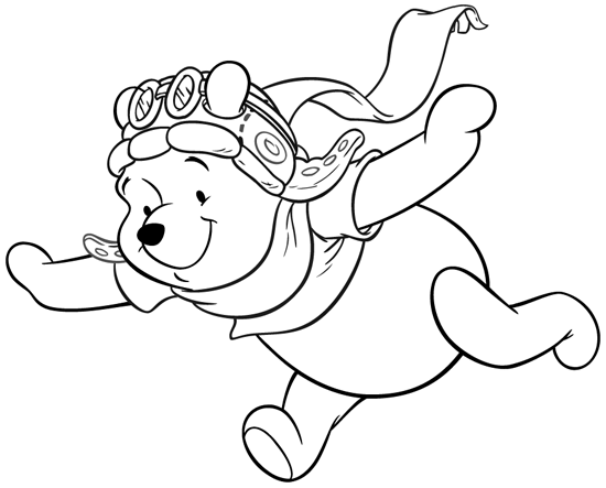 Step 11 : Drawing Pooh the Bear from Winnie the Pooh Easy Steps Lesson