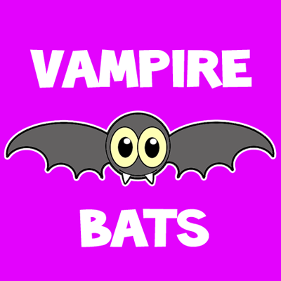 How to draw a Cartoon Vampire Bat with easy step by step drawing tutorial