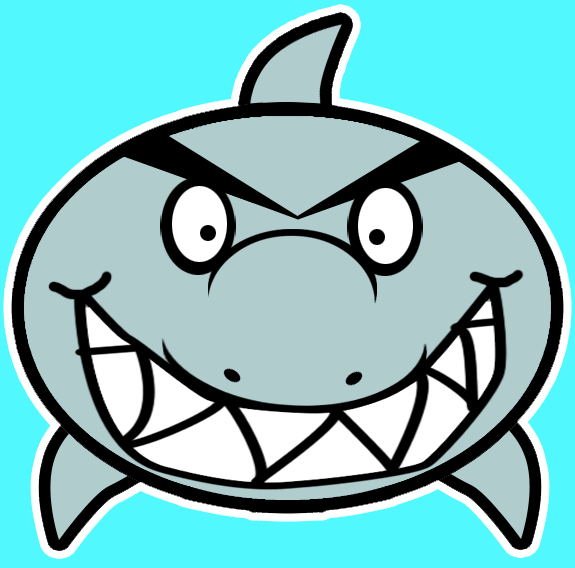 How to draw a Cartoon Shark with easy step by step drawing tutorial