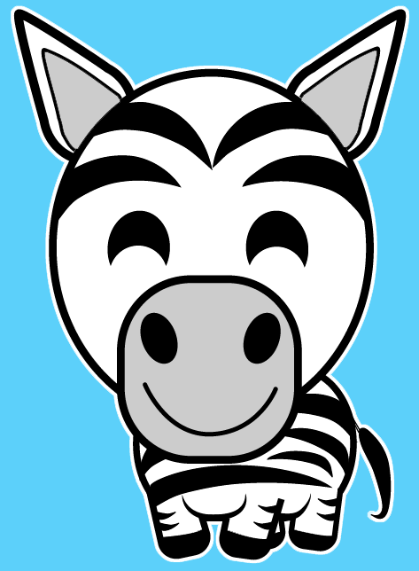 How to Draw a Cartoon Zebra with Easy Steps Lesson for Kids - How to Draw  Step by Step Drawing Tutorials