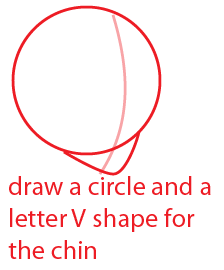 Step 1 : Drawing Goku from Dragon Ball Z Easy Steps Lesson