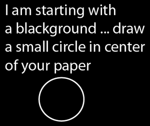 Step 1 : Drawing Spider Webs Easy Steps Lesson