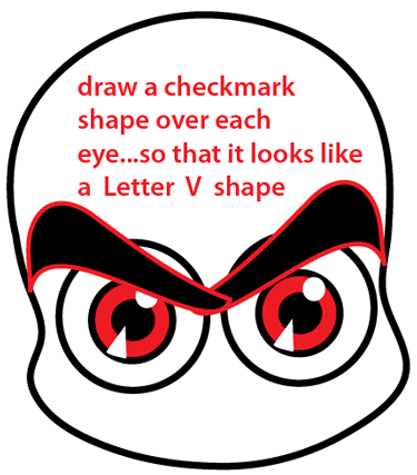 Step 5 : Drawing a Cartoon Vampire Easy Steps Lesson