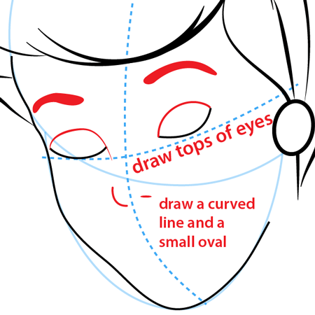 Step 6 : Drawing Cinderella Time Easy Steps Lesson