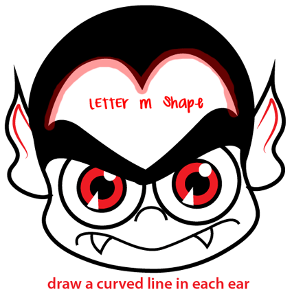 How to Draw a Cartoon Vampires for Halloween with Easy Step by Step Drawing  Tutorial - Page 2 of 2 - How to Draw Step by Step Drawing Tutorials
