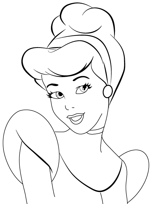 Step 11 : Drawing Cinderella Time Easy Steps Lesson