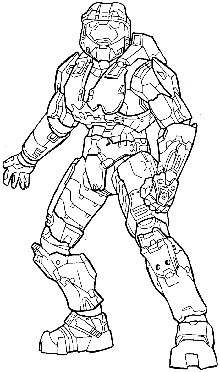 How to draw Spartans from Halo with easy step by step drawing tutorial