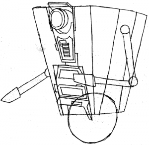 How to Draw a Claptrap from the game Borderlands with Easy Step by Step