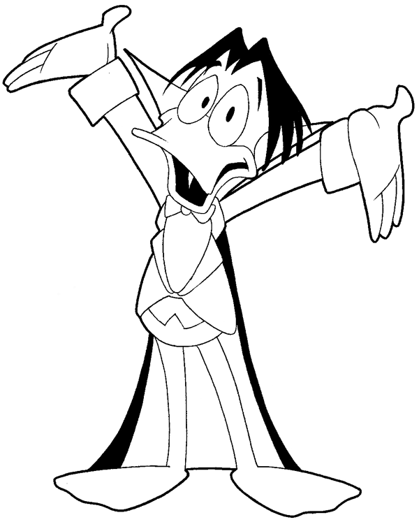 Step 11 : Drawing Duckula from Count Duckula Me Easy Steps Lesson Step 11 : Drawing Duckula from Count Duckula Me Easy Steps Lesson