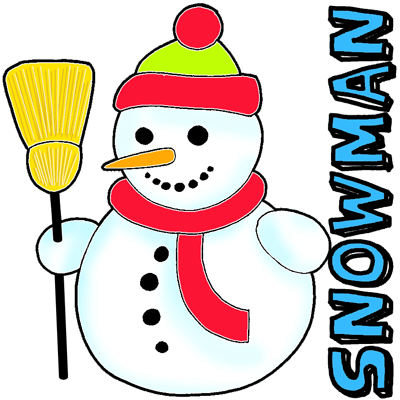 Kids Can Draw: Easy Snowman for Ages 4,5,and 6 (patron spots