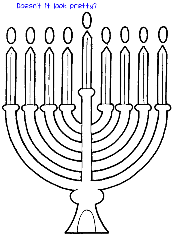 How to draw Hanukkah Menorahs with easy step by step drawing tutorial