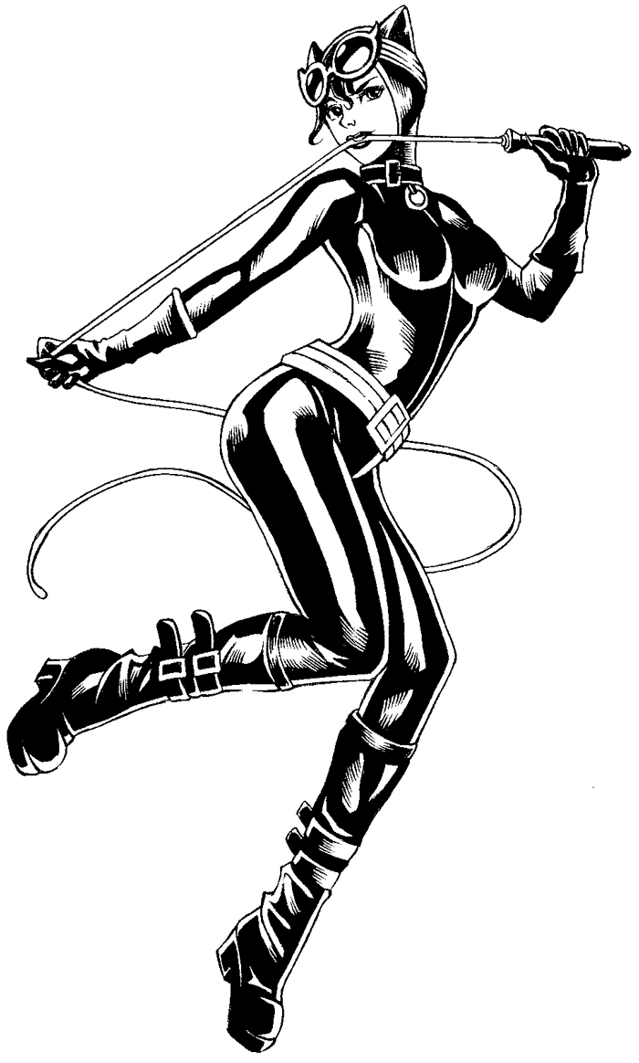 How to Draw DC Comics Catwoman with Easy Step by Step Drawing Comics