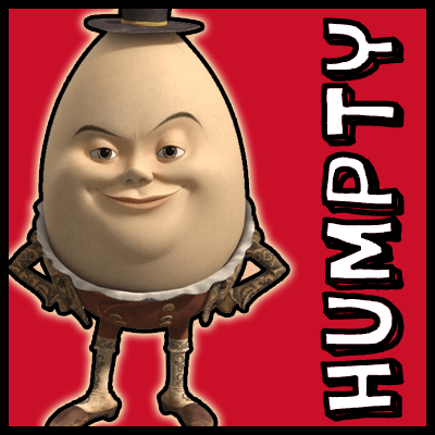 How to draw Humpty Dumpty from Puss In Boots with easy step by step drawing tutorial