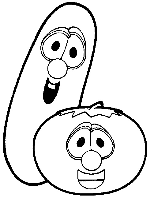 How to draw Bob and Larry from Veggietales with easy step by step drawing tutorial