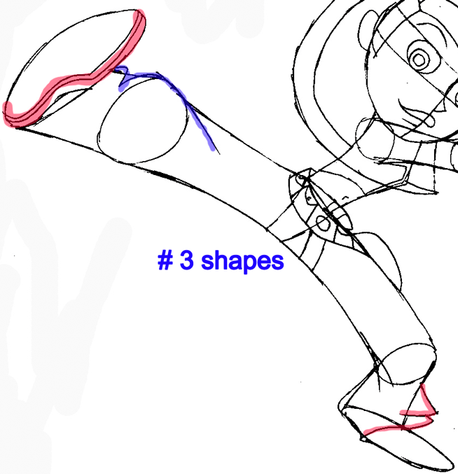 Step 9 : Drawing Kim Possible from Kim Possible Easy Steps Lesson
