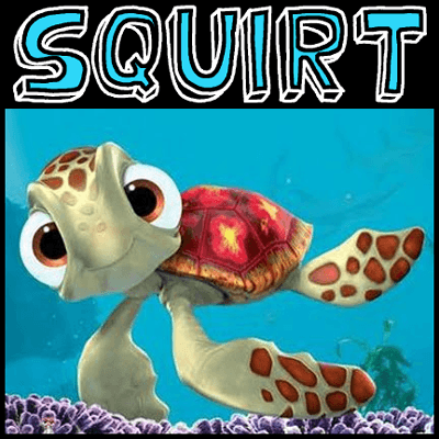 How to draw Squirt the Turtle from Finding Nemo with easy step by step drawing tutorial