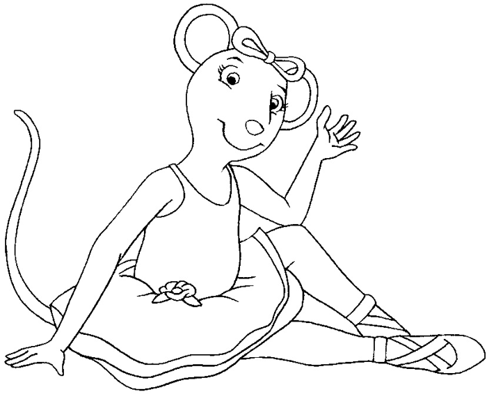 Angelina Ballerina Coloring Pages - Angelina 12 .webp