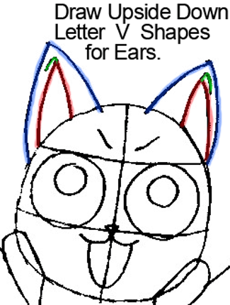 Step 7 : Drawing Exceed Happy from Fairy Tail in Easy Steps Lesson
