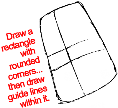 Step 1 : Drawing Stump Smash from the game Skylanders in Easy Steps Lesson