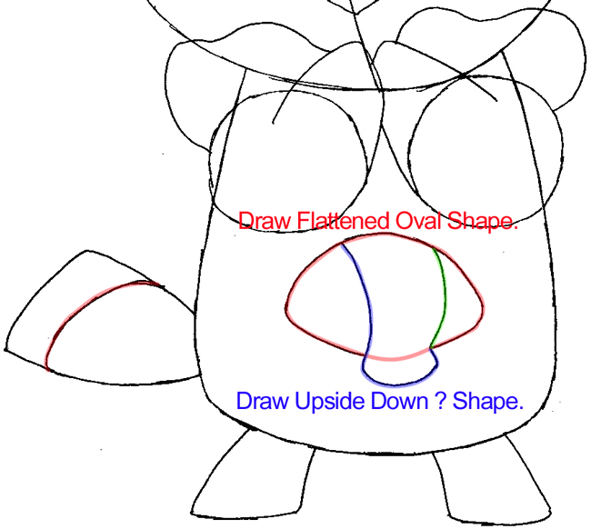 Step 8 : Drawing Oshawott from Pokémon in Easy Steps Lesson