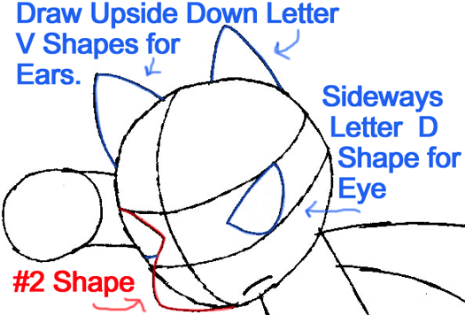 Step 5 : Drawing Riolu from Pokémon in Easy Steps Lesson