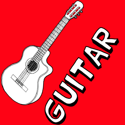 How to draw a Guitar