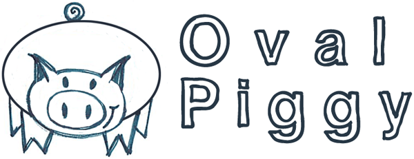 Easiest Pigs Made from Ovals